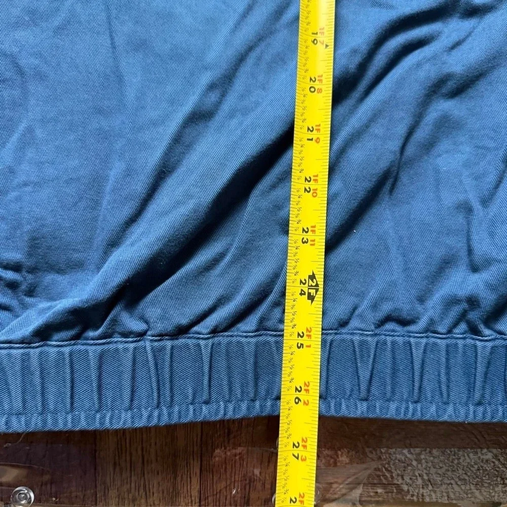 Polo Ralph Lauren Blue Vtg 90's Bi Bomber Harrington Jacket Large